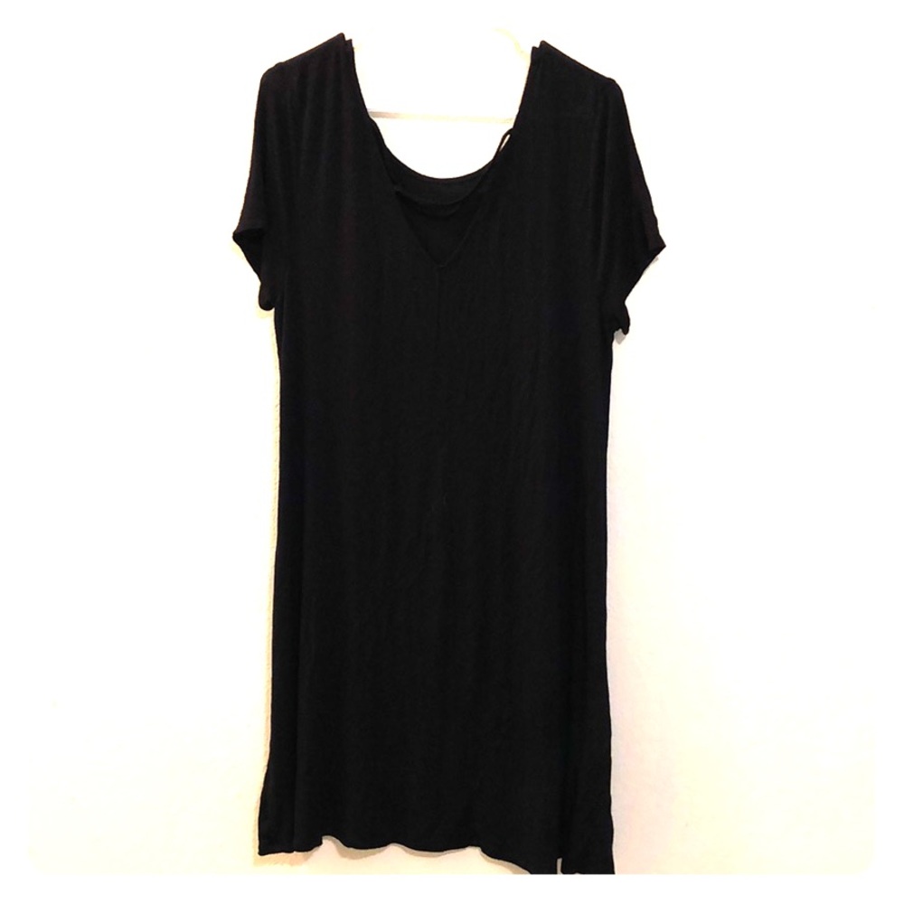 Black dress.